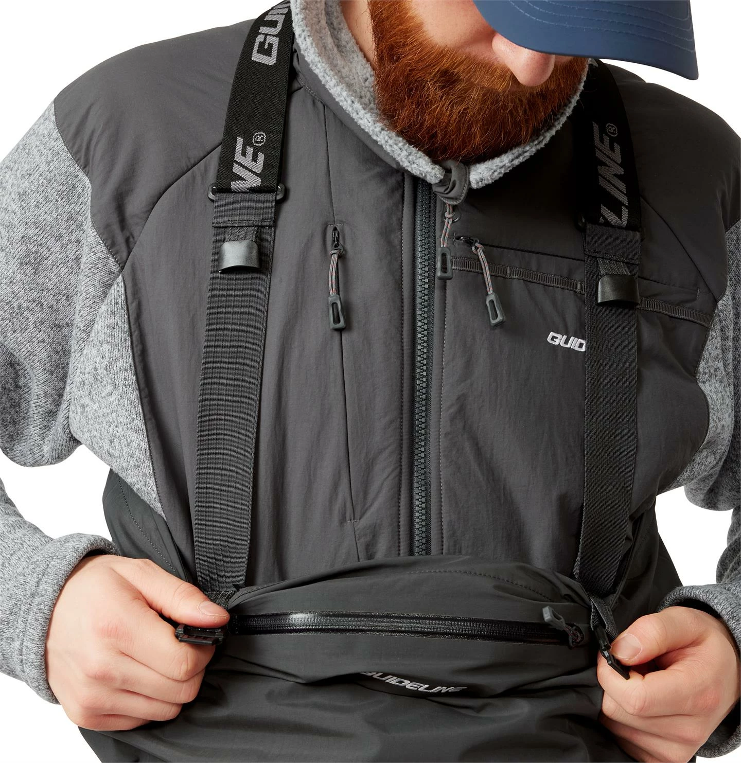 Guideline HD Sonic Wader -kahluuhousut, Graphite/Charcoal - Image 5