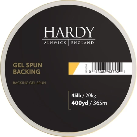 Hardy Gel Spun Backing 45lb 365m, Yellow