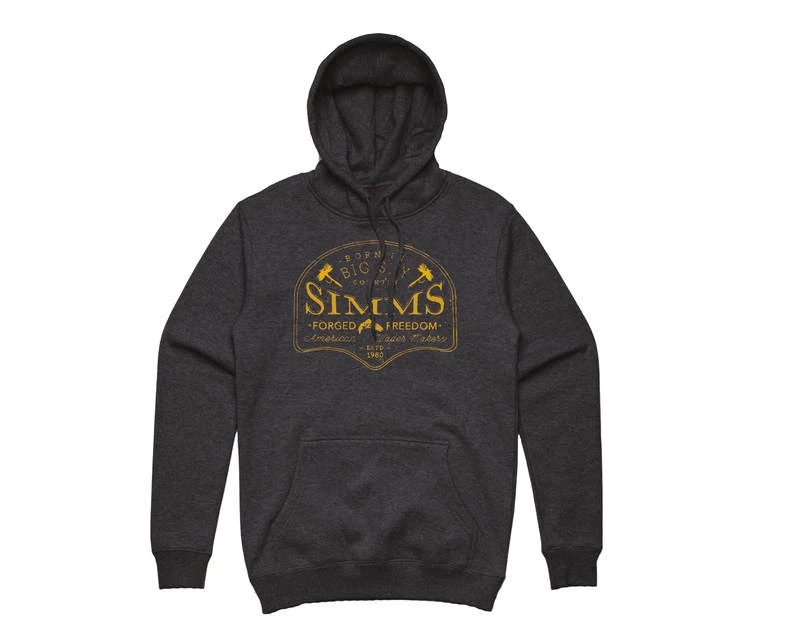 Simms Big Sky Hoody -huppari, Charcoal Heather