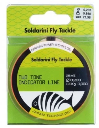 Soldarini Two-Tone Indicator Line, Väri:Fl.Pink/Chartreuse